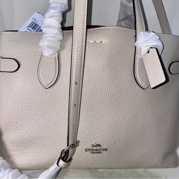 Coach 🤍 leather purse Hanna Carryall Bag New - Picture 3 of 15